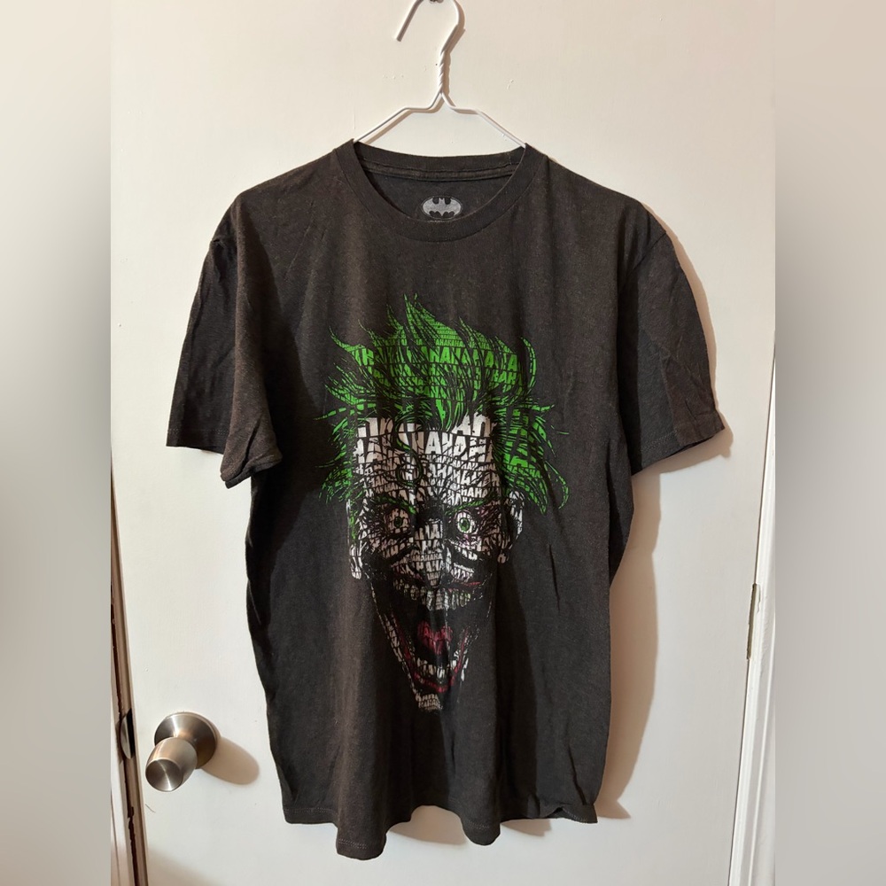 Men’s Large Batman Joker HaHa Graphic Tee Tote9